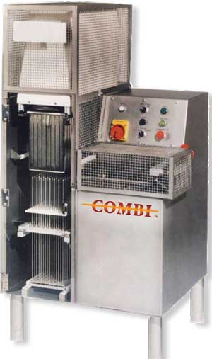 Combi semi-automatic kebob making machine for production, Kebob Systems technology